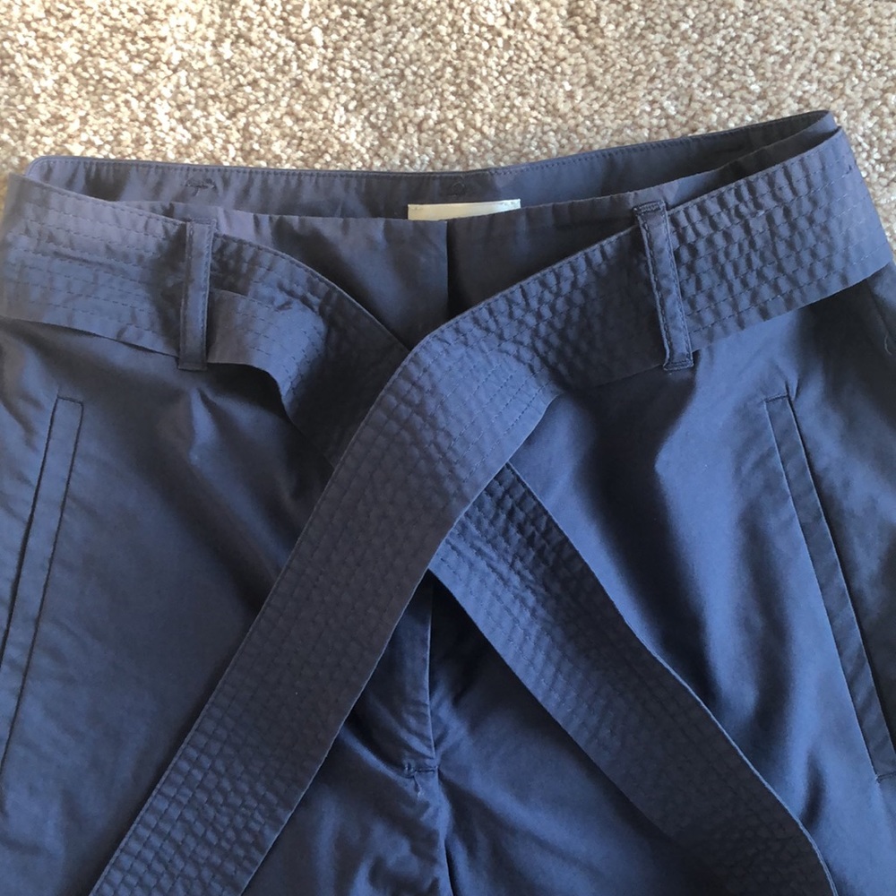 Aritzia cropped wide leg pants marine blue size 4